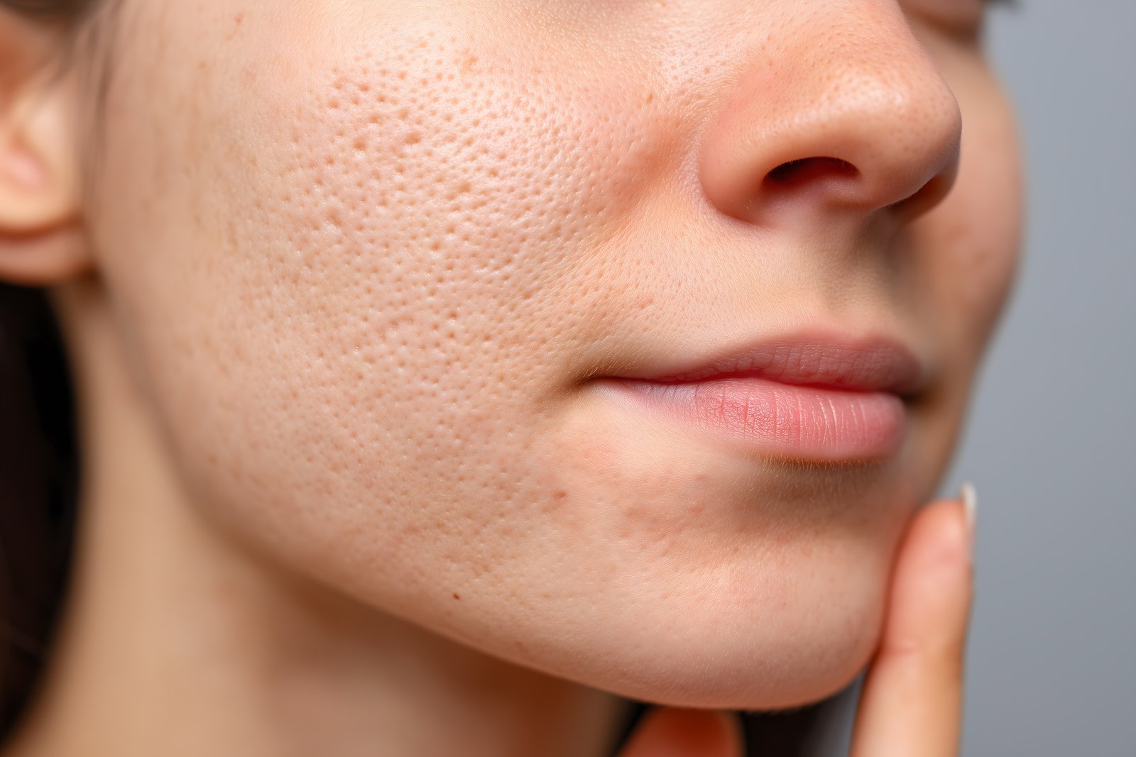 Uneven skin texture